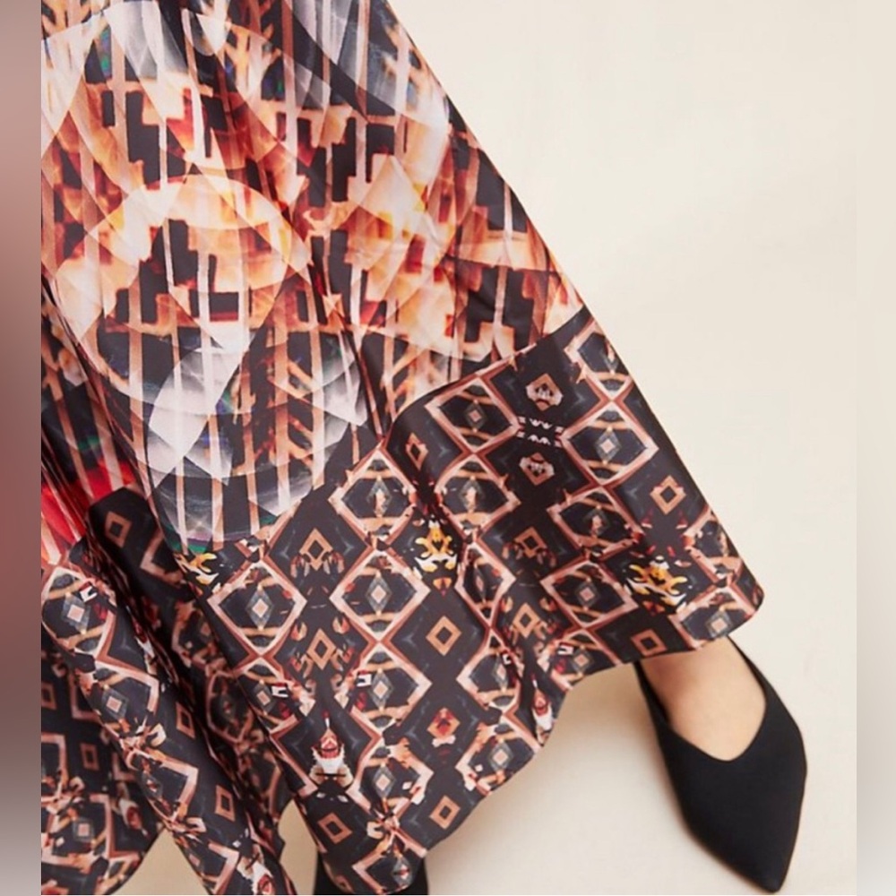 ANTHROPOLOGIE KALEIDOSCOPE MAXI SKIRT size Medium - Picture 8 of 12